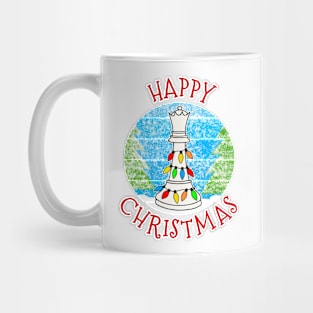 Christmas Chess Player Queen Xmas 2022 Mug